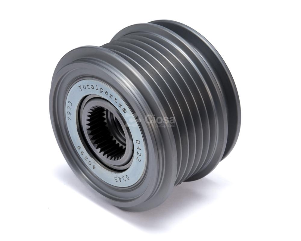 POLEA PARA ALTERNADOR CON CLUTCH BOSCH 6 RAN VOLKSWAGEN JETTA 99-17 1.9L BEETLE 99-06 1.9L 