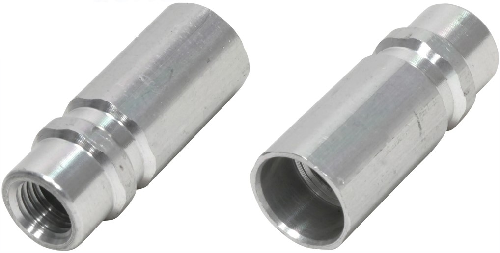 VALVULA DE PUERTO DE SERVICIO ROSCA RECTA DE ALUMINIO 